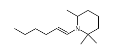 (E)-1-(hex-1-enyl)-2,2,6-trimethylpiperidine Structure