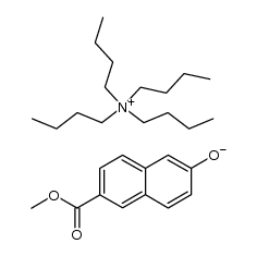 tetra-n-butylammonium salt of methyl 6-hydroxy-2-naphthoate Structure