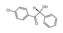 R-(-)-1-(4-chlorophenyl)-2-hydroxy-2-phenylethanone结构式