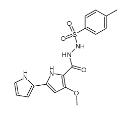 N'-(4-methoxy-1H,1'H-[2,2'-bipyrrole]-5-carbonyl)-4-methylbenzenesulfonohydrazide Structure
