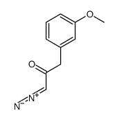 1-diazonio-3-(3-methoxyphenyl)prop-1-en-2-olate结构式