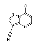 7-Chloropyrazolo[1,5-a]pyiMidine-3-carbonitrile structure