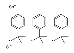 chlorotris(2-methyl-2-phenylpropyl)stannane结构式