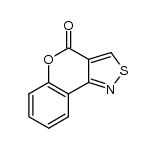 4-oxo-4H-[1]benzopyrano[4,3-c]isothiazole结构式