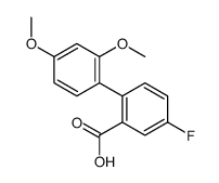 2-(2,4-dimethoxyphenyl)-5-fluorobenzoic acid Structure
