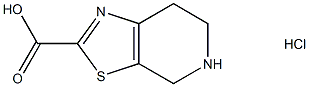 4H,5H,6H,7H‐[1,3]thiazolo[5,4‐c]pyridine‐2‐carboxylic acid hydrochloride Structure
