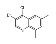 3-bromo-4-chloro-6,8-dimethylquinoline Structure