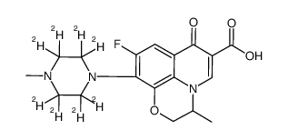 Levofloxacin-d8结构式