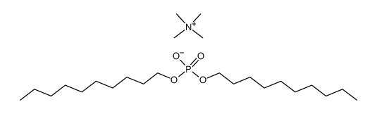tetramethyl-ammonium, didecyl phosphate Structure