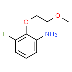 3-Fluoro-2-(2-methoxyethoxy)aniline Structure