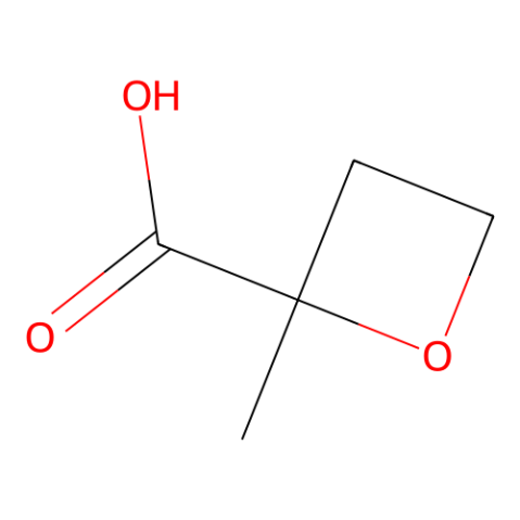2-甲基-2-氧杂环丁烷羧酸结构式