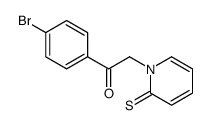 1-(4-bromophenyl)-2-(2-sulfanylidenepyridin-1-yl)ethanone Structure