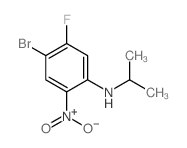 4-Bromo-5-fluoro-N-isopropyl-2-nitroaniline Structure