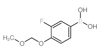 (3-Fluoro-4-(methoxymethoxy)phenyl)boronic acid structure