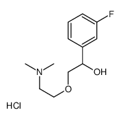 2-[2-(dimethylamino)ethoxy]-1-(3-fluorophenyl)ethanol,hydrochloride结构式