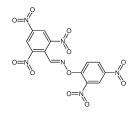 (E)-2,4,6-trinitrobenzaldehyde O-(2,4-dinitrophenyl) oxime结构式