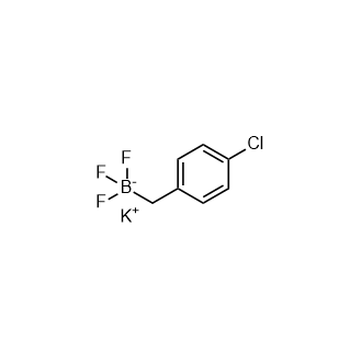 (4-氯苄基)三氟硼酸钾结构式