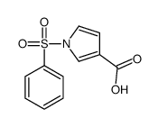1-苯磺酰基-1H-吡咯-3-羧酸结构式