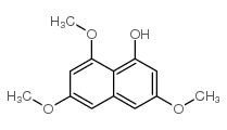 3,6,8-三甲氧基-1-萘酚结构式