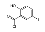 2-hydroxy-5-iodobenzoyl chloride Structure