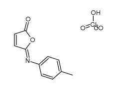 N-p-tolylmaleisoimidium perchlorate Structure