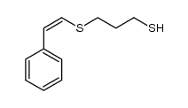 (Z)-3-(2-styrylthio)propanethiol Structure