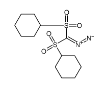 双(环己磺酰基)重氮甲烷结构式