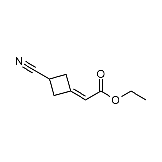 2-(3-氰基环丁叉基)乙酸乙酯结构式
