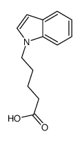 5-indol-1-ylpentanoic acid结构式