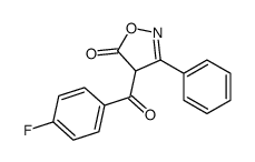 4-(4-fluorobenzoyl)-3-phenyl-4H-1,2-oxazol-5-one Structure