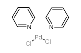 双(吡啶)二氯化钯结构式