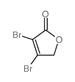 3,4-二溴呋喃-2(5H)-酮结构式