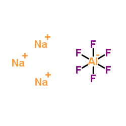 Sodium fluoroaluminate Structure