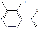 3-Hydroxy-2-methyl-4-nitropyridine Structure