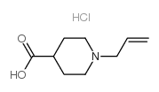 1-ALLYL-PIPERIDINE-4-CARBOXYLIC ACID HYDROCHLORIDE Structure