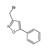 3-(溴甲基)-5-苯基异噁唑结构式