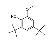 2-methoxy-4,6-di-tert-butylphenol结构式