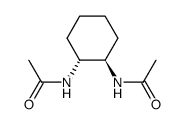 trans-Diacetamido-(1R,2R)-(-)-1,2-cyclohexane Structure