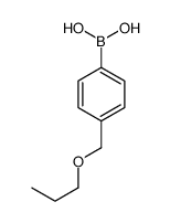 4-(丙氧基甲基)苯硼酸结构式