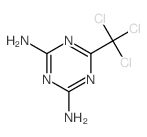 1,3,5-Triazine-2,4-diamine,6-(trichloromethyl)-结构式