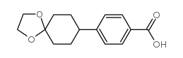 4-(1,4-二噁螺[4,5]-8-癸基)-苯甲酸结构式
