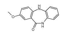2-methoxy-5,10-dihydro-dibenzo[b,e][1,4]diazepin-11-one Structure