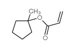 丙烯酸1-甲基环戊酯结构式