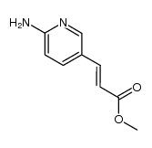 methyl (E)-3-(6-aminopyridin-3-yl)acrylate结构式