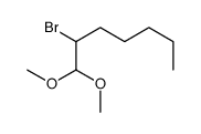 2-bromo-1,1-dimethoxyheptane Structure