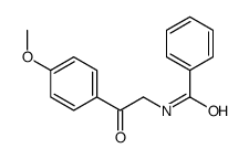 N-[2-(4-methoxyphenyl)-2-oxoethyl]benzamide结构式