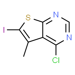 4-Chloro-6-iodo-5-methylthieno[2,3-d]pyrimidine Structure