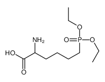 L(+)-2-氨基-6-(O,O’-二乙基磷酸)己酸结构式