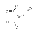 barium borate monohydrate Structure