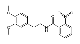 N-[(3,4-Dimethoxyphenyl)ethyl]-2-nitrobenzamide结构式